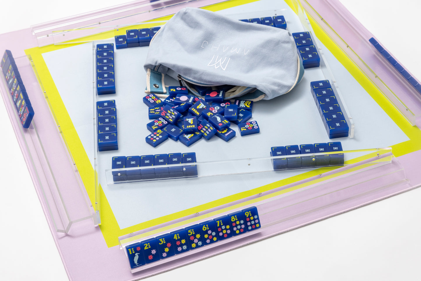 Signature Engraved Tile Set- Navy