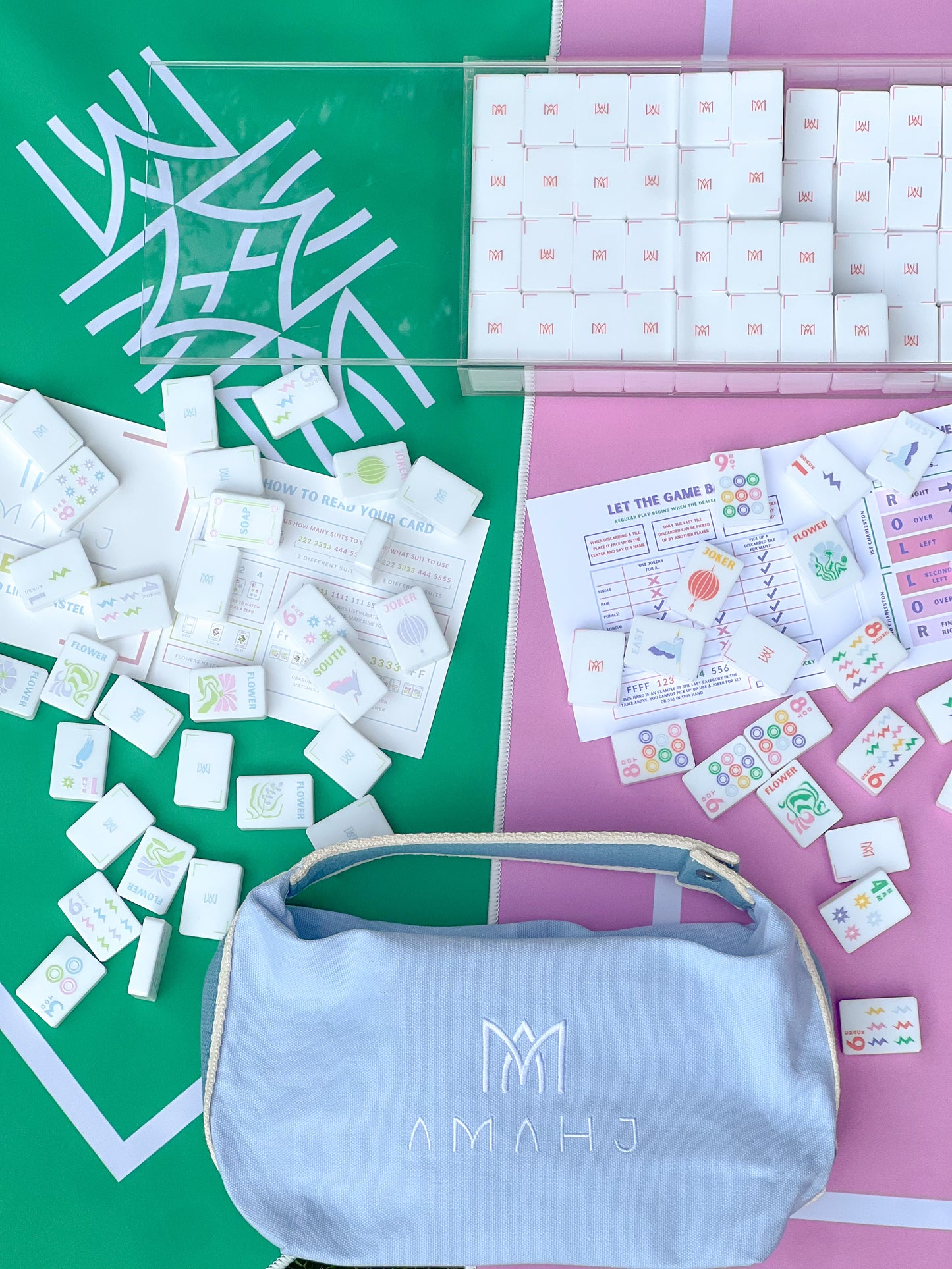 Original Stamped Acrylic Tile Set