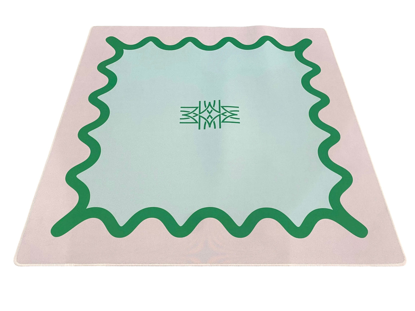 Lilac + Green Squiggle Amahj Game Mat
