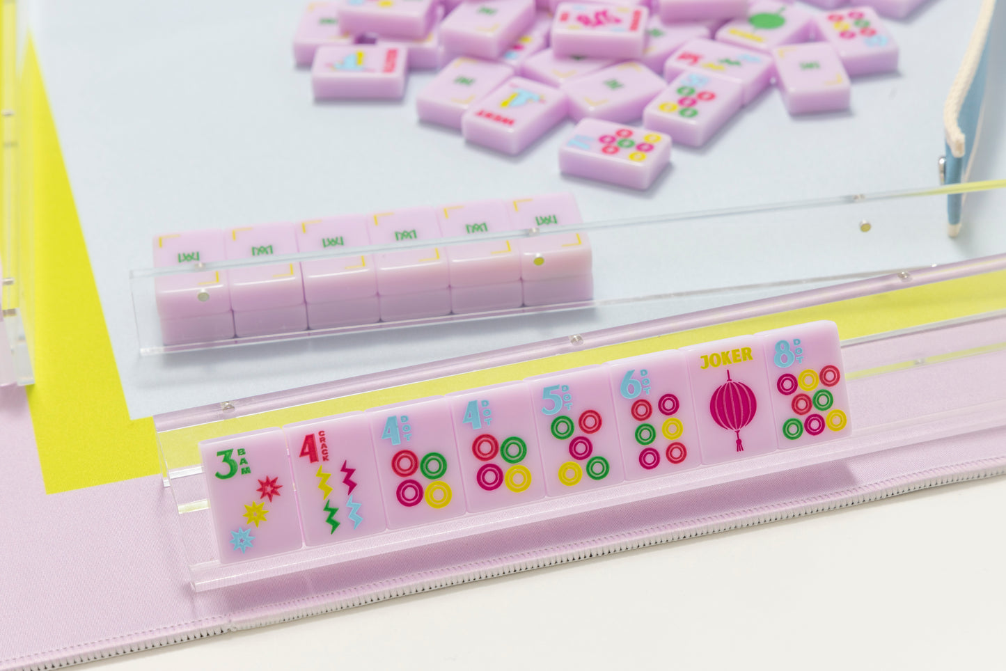 Blue, Citron & Lilac Amahj Game Mat