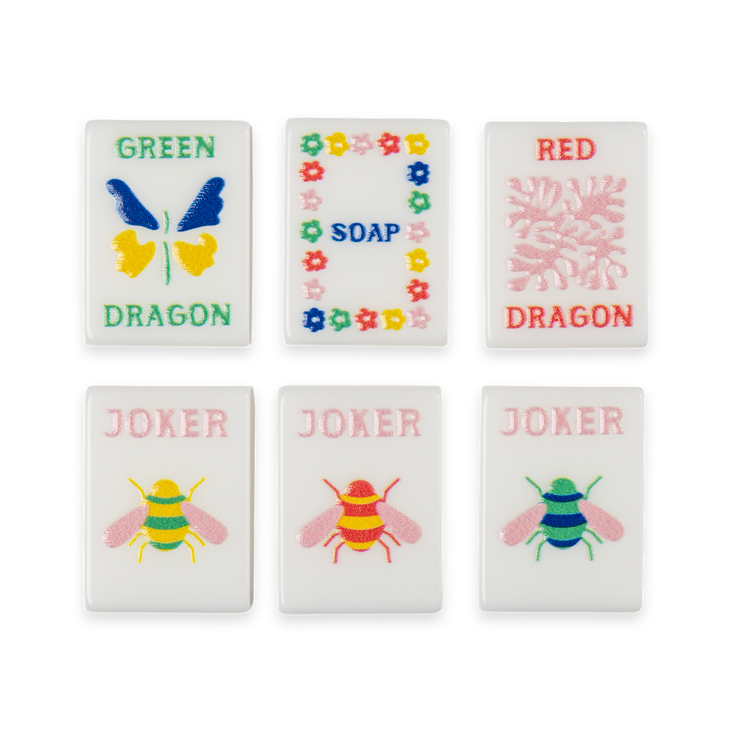 Garden Stamped Travel Tile Set