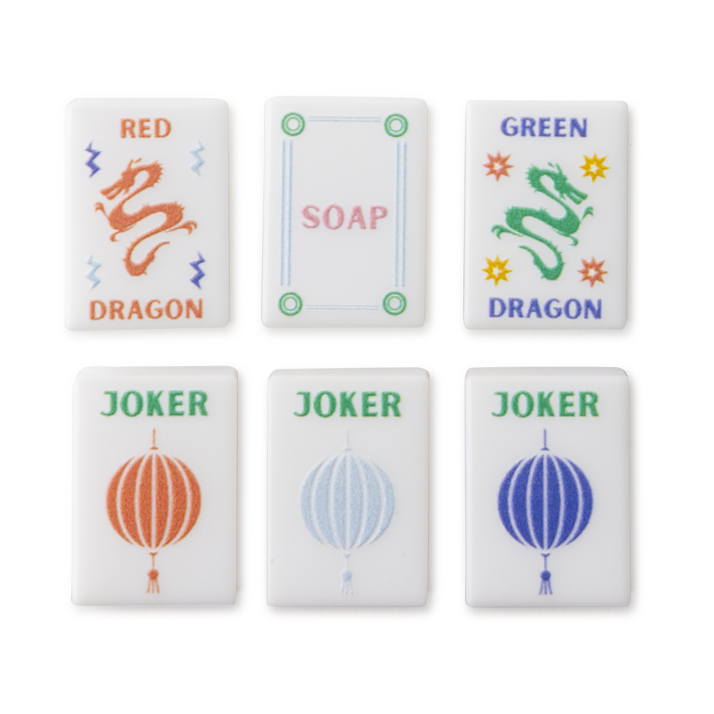 Original Stamped Acrylic Tile Set