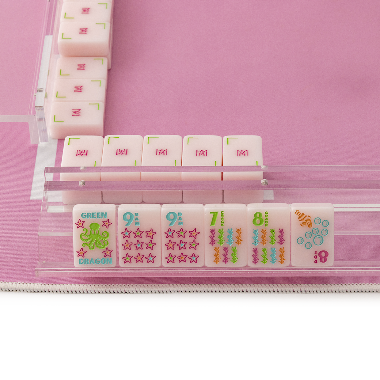 Pink Coastal- Signature Engraved Tile Set