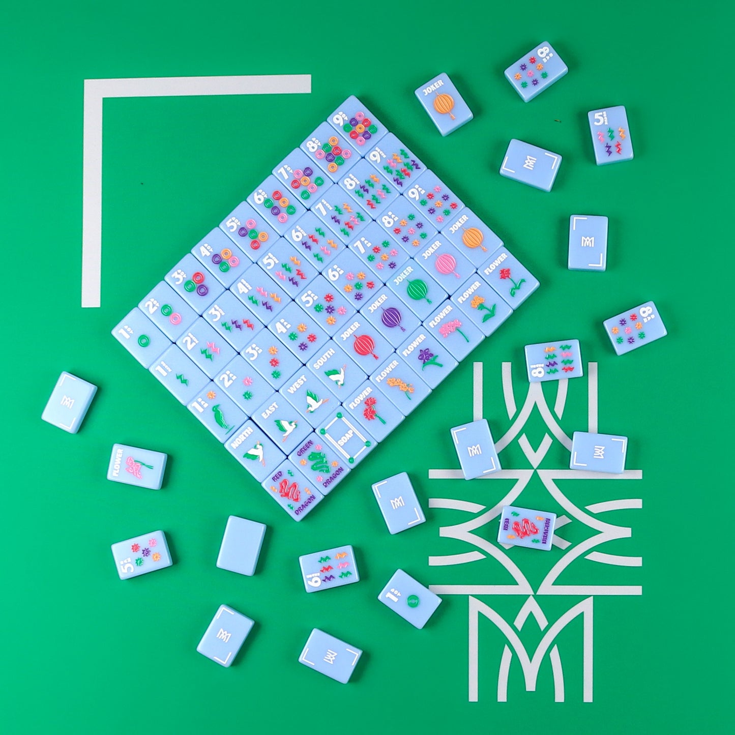 Signature Engraved Tile Set- Blue (preorder)