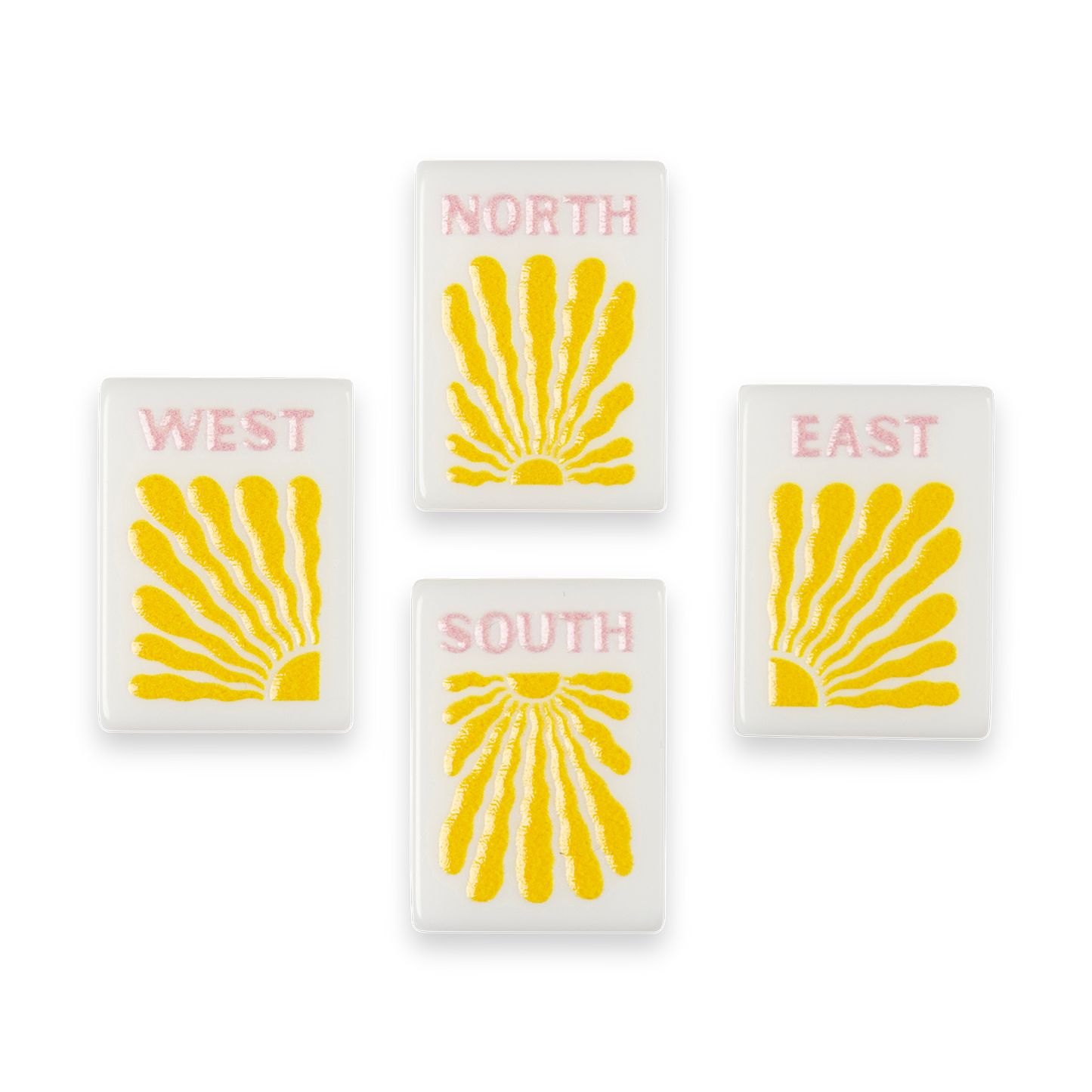 Garden Stamped Travel Tile Set