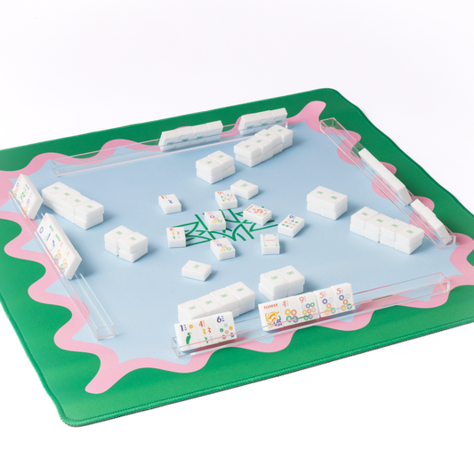 Original Stamped Travel Mahjong Tile Set