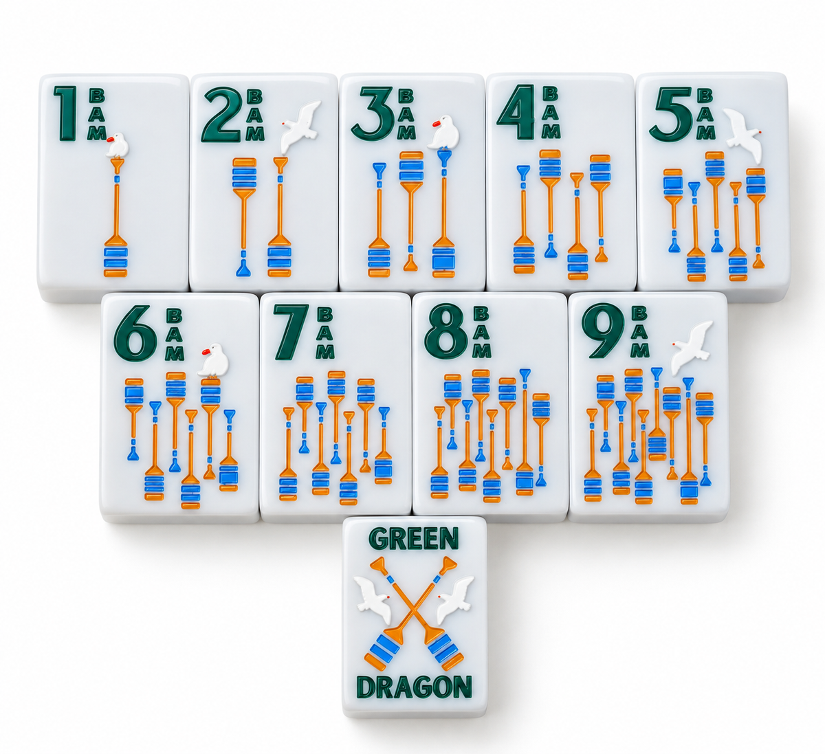 On the Water Signature American Mahjong Tile Set