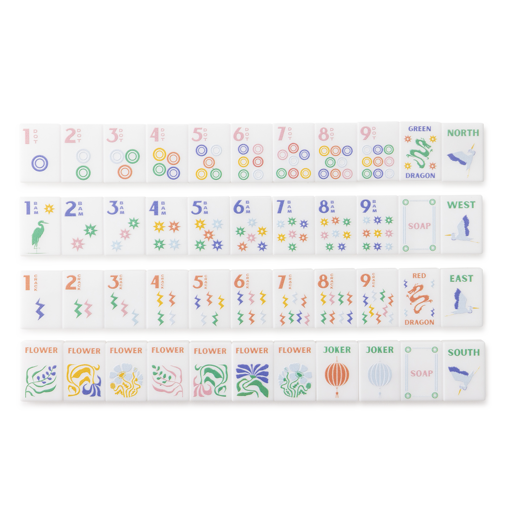 Amahj Line Original Stamped Acrylic Tile Set