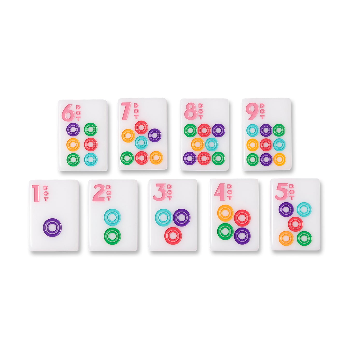 White Signature Mahjong Tile Set