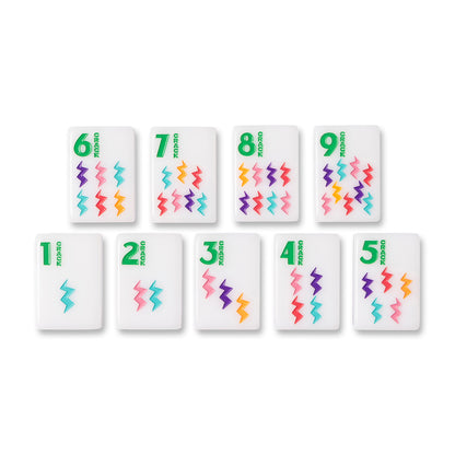 White Signature Mahjong Tile Set