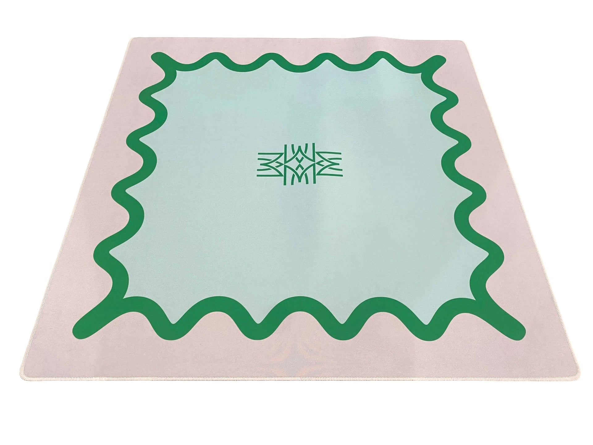 Lilac + Green Squiggle Amahj Game Mat