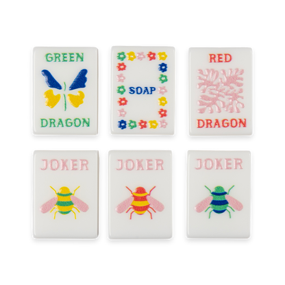 Garden Stamped Travel Tile Set