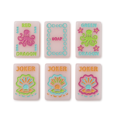 PREORDER pink Coastal- Signature Engraved Tile Set