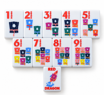 On the Water Signature American Mahjong Tile Set