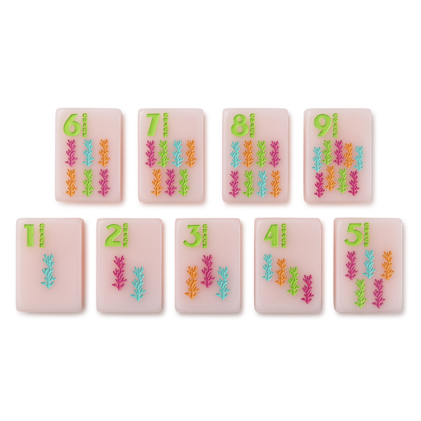 PREORDER pink Coastal- Signature Engraved Tile Set