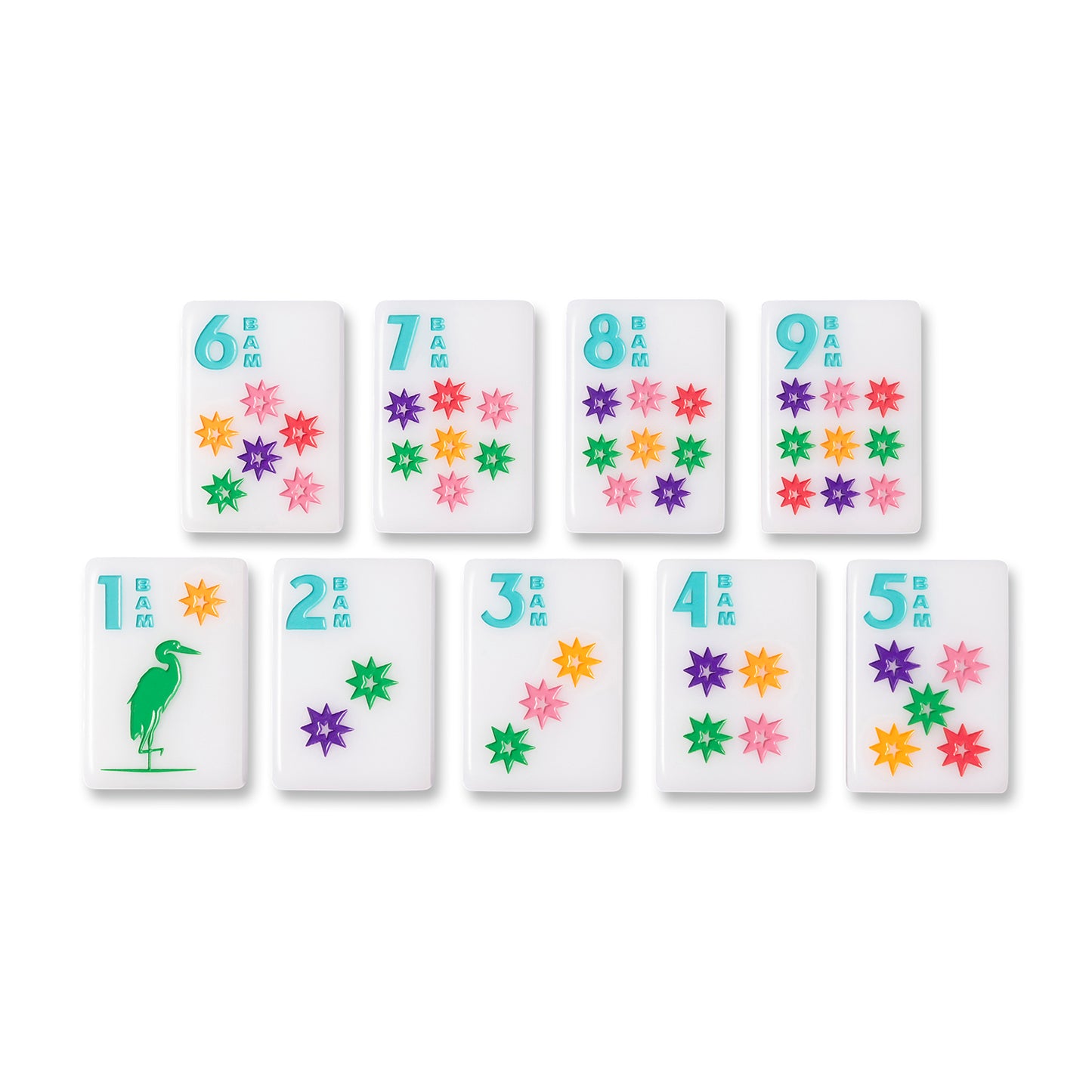 White Signature Mahjong Tile Set
