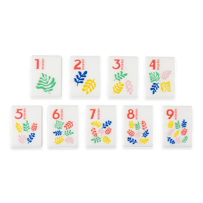 Garden Stamped Travel Tile Set