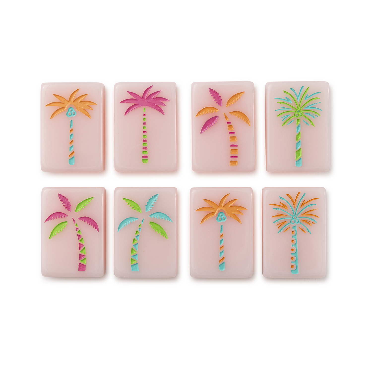 Pink Coastal- Signature Engraved Tile Set – Amahj Line Pink Coastal- Signature Engraved Tile Set – Amahj Line