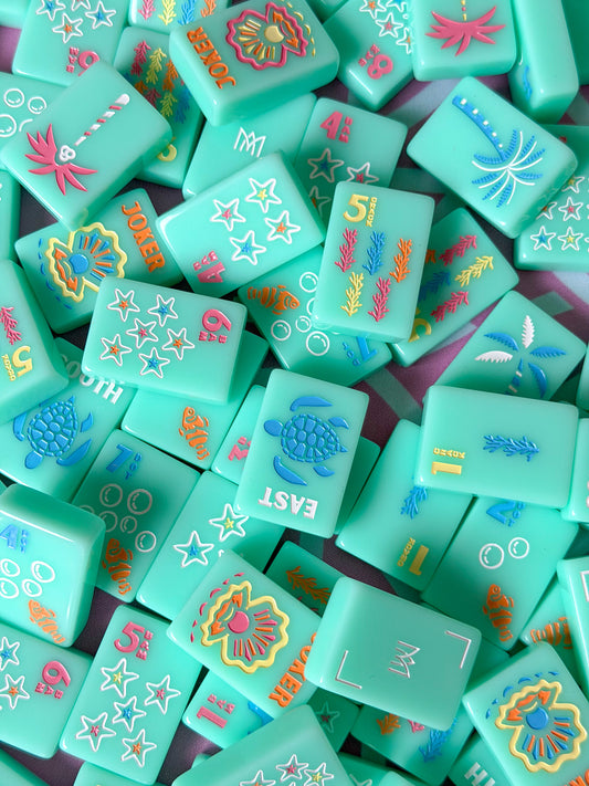 Teal Coastal- Signature Engraved Tile Set