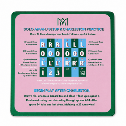 Solo Amahj Mahjong Practice Mat