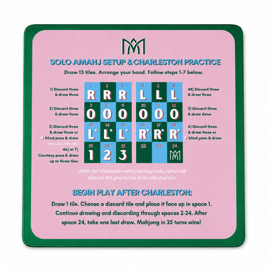 Solo Amahj Mahjong Practice Mat
