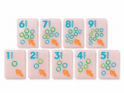 Pink Coastal Signature Mahjong Tile Set