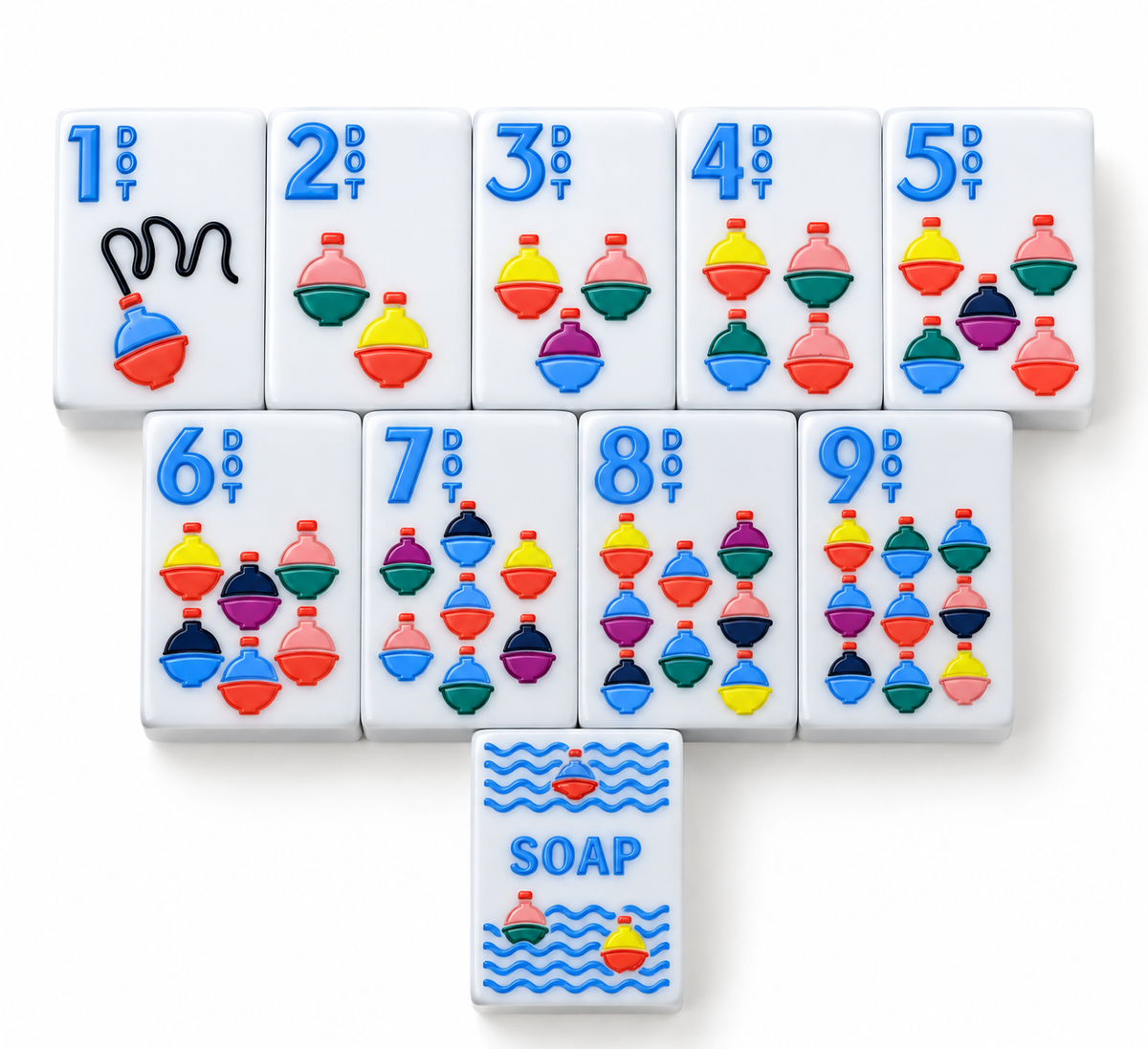On the Water Signature American Mahjong Tile Set
