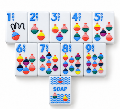 On the Water Signature American Mahjong Tile Set